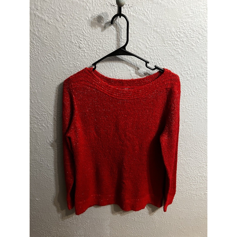 Croft & Barrow‎ Sweater Women's Red Pullover Size Small